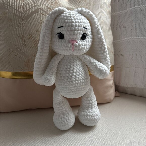 Crochet Handmade Toy Bunny Amigurumi Crochet Animal Toy - Picture 3 of 3